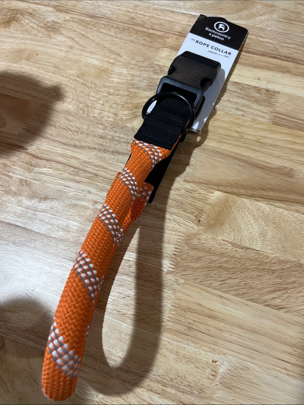 Backcountry x petco Rope Collar - Orange XL/XXL 21.5-30.5”
